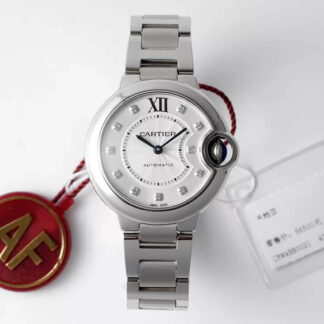 AAA Replica Ballon Bleu De Cartier WE902074 33MM AF Factory Stainless Steel Woman Watch | aaareplicawatches.is