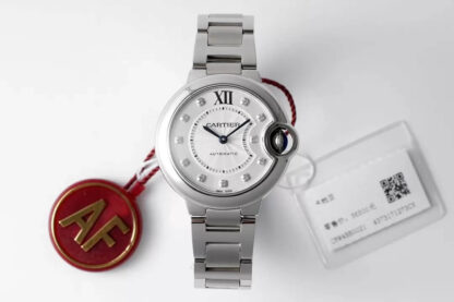 AAA Replica Ballon Bleu De Cartier WE902074 33MM AF Factory Stainless Steel Woman Watch | aaareplicawatches.is