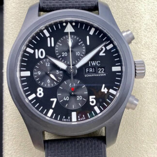 AAA Replica IWC Pilot TOP GUN IW389101 TPS Factory Black Dial Mens Watch | aaareplicawatches.is