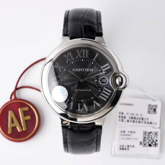 AAA Replica Ballon Bleu De Cartier WSBB0003 42MM AF Factory Black Strap Mens Watch | aaareplicawatches.is