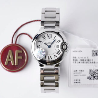 AAA Replica Ballon Bleu De Cartier 28MM W69010Z4 AF Factory Stainless Steel Case Woman Watch | aaareplicawatches.is