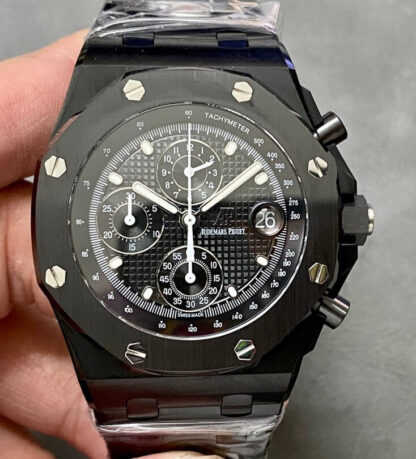 AAA Replica Audemars Piguet Royal Oak Offshore 26238CE.OO.1300CE.01 APF Factory Black Strap Mens Watch | aaareplicawatches.is