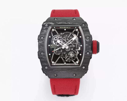 AAA Replica Richard Mille RM35-01 BBR Factory Red Strap Mens Watch | aaareplicawatches.is