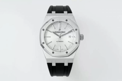 AAA Replica Audemars Piguet Royal Oak 15400 APS Factory Black Rubber Strap Mens Watch | aaareplicawatches.is