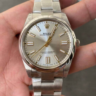 AAA Replica Rolex Oyster Perpetual M124300-0001 41MM VS Factory Silver Case Mens Watch | aaareplicawatches.is