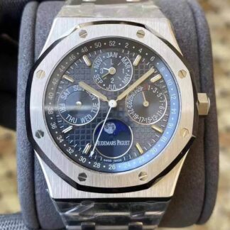 AAA Replica Audemars Piguet Royal Oak 26574ST.OO.1220ST.02 APS Factory Blue Dial Mens Watch | aaareplicawatches.is