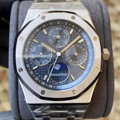 AAA Replica Audemars Piguet Royal Oak 26574ST.OO.1220ST.02 APS Factory Blue Dial Mens Watch | aaareplicawatches.is