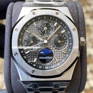 AAA Replica Audemars Piguet Royal Oak 26609TI.OO.1220TI.01 APS Factory Grey Dial Mens Watch | aaareplicawatches.is