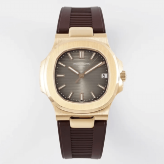 AAA Replica Patek Philippe Nautilus 5711 PPF Factory Brown Dial Mens Watch | aaareplicawatches.is