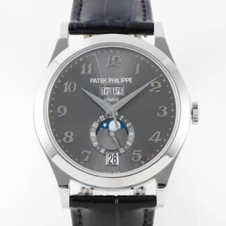 AAA Replica Patek Philippe Complications 5396G-014 ZF Factory Black Leather Strap Mens Watch | aaareplicawatches.is