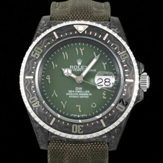 AAA Replica Rolex Sea-Dweller Diw Factory Carbon Fiber Green Dial Mens Watch | aaafactory.io