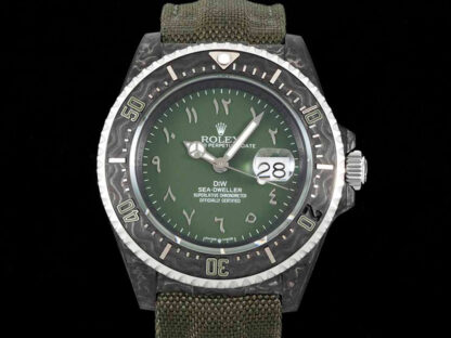 AAA Replica Rolex Sea-Dweller Diw Factory Carbon Fiber Green Dial Mens Watch | aaafactory.io