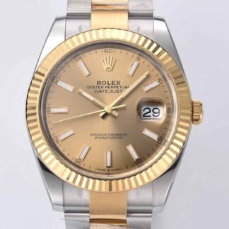 AAA Replica Rolex Datejust 41MM M126333-0009 Clean Factory Gold Dial Mens Watch | aaafactory.io