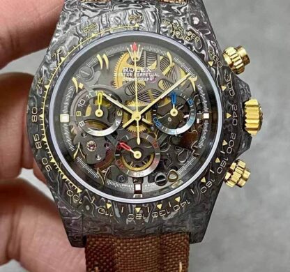 AAA Replica Rolex Daytona Diw Factory Carbon Fiber Hollow Dial Mens Watch | aaafactory.io