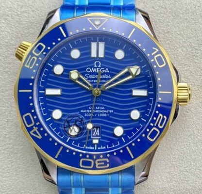 AAA Replica Omega Seamaster Diver 300M 210.20.42.20.03.001 VS Factory Blue Bezel Mens Watch | aaafactory.io