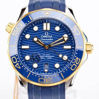 AAA Replica Omega Seamaster Diver 300M 210.22.42.20.03.001 VS Factory Blue Strap Mens Watch | aaafactory.io