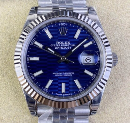 AAA Replica Rolex Datejust M126334-0032 41MM VS Factory Blue Dial Mens Watch | aaafactory.io