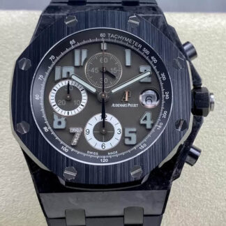 AAA Replica Audemars Piguet Royal Oak Offshore 26205AU.OO.D002CR.01 APF Factory Black Strap Mens Watch | aaafactory.io