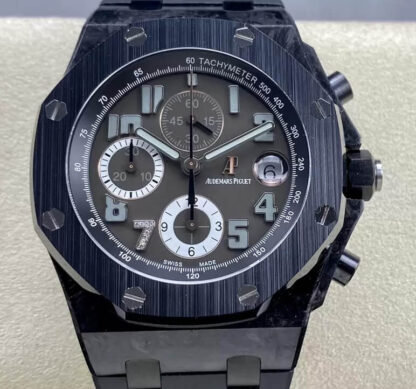 AAA Replica Audemars Piguet Royal Oak Offshore 26205AU.OO.D002CR.01 APF Factory Black Strap Mens Watch | aaafactory.io