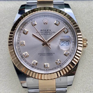 AAA Replica Rolex Datejust 41MM M126331-0007 Clean Factory Diamond Dial Mens Watch | aaafactory.io