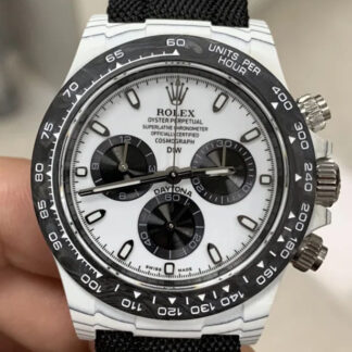 AAA Replica Rolex Daytona Diw Factory NTPT Carbon Fiber White Dial Mens Watch | aaafactory.io