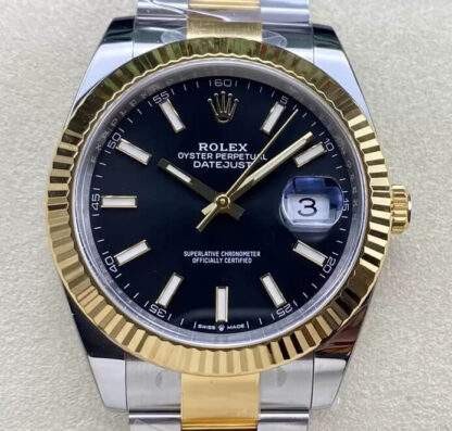 AAA Replica Rolex Datejust 41MM M126333-0013 Clean Factory Black Dial Mens Watch | aaafactory.io