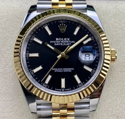 AAA Replica Rolex Datejust 41MM M126333-0014 Clean Factory Yellow Gold Mens Watch | aaafactory.io