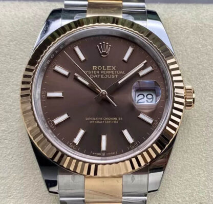 AAA Replica Rolex Datejust 41MM M126331-0001 Clean Factory Chocolate Dial Mens Watch | aaafactory.io