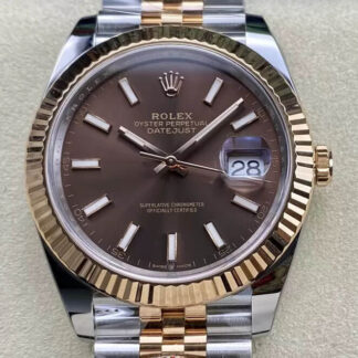 AAA Replica Rolex Datejust 41MM M126331-0002 Clean Factory Rose Gold Mens Watch | aaafactory.io