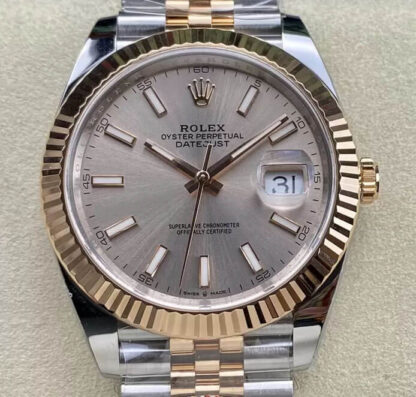 AAA Replica Rolex Datejust 41MM M126331-0010 Clean Factory Rose Gold Mens Watch | aaafactory.io