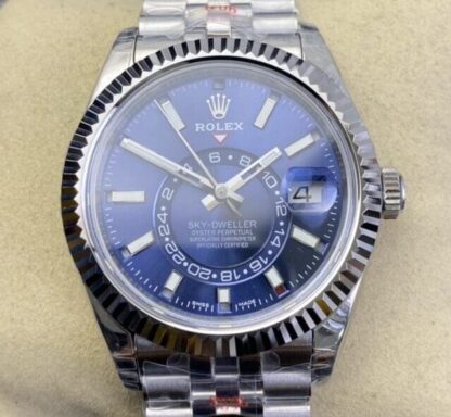 AAA Replica Rolex Sky Dweller M336934-0006 Noob Factory V2 Blue Dial Mens Watch | aaafactory.io