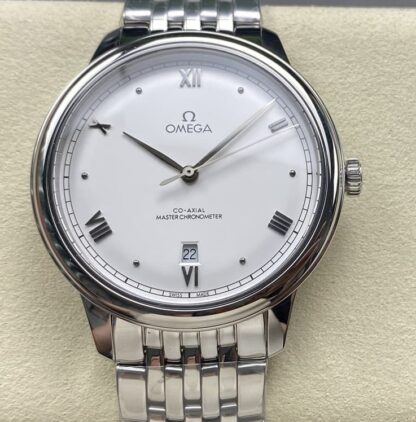 AAA replica Omega De Ville 434.10.40.20.02.001 KZ Factory Silver Dial Mens Watch | aaafactory.io