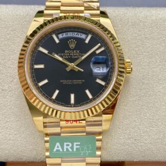 AAA Replica Rolex Day Date M228238-0004 ARF Factory Black Rock Sugar Mens Watch | aaafactory.io