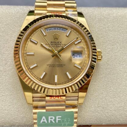 AAA Replica Rolex Day Date M228238-0005 ARF Factory Champagne Dial Mens Watch | aaafactory.io