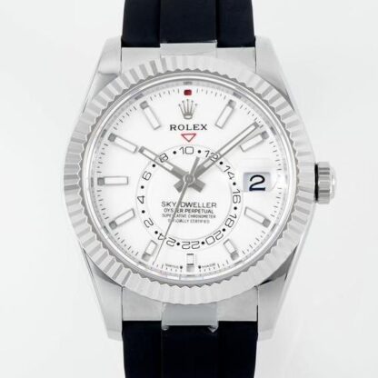 AAA Replica Rolex Sky Dweller M336239-0003 ZF Factory White Dial Mens Watch | aaafactory.io