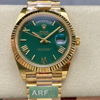 AAA Replica Rolex Day Date M228238-0061 ARF Factory Green Dial Mens Watch | aaafactory.io