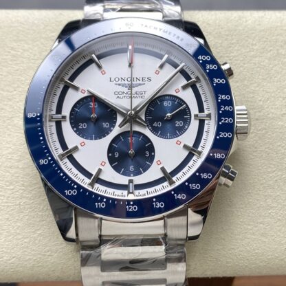 AAA replica Longines Sports L3.835.4.98.6 Blue Bezel Mens Watch | aaafactory.io