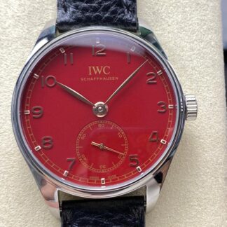 AAA replica IWC Portugieser IW358315 GR Factory Burgundy Red Dial Mens Watch | aaafactory.io