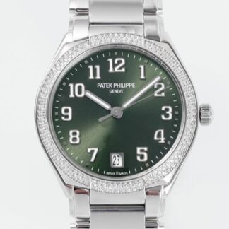 AAA Replica Patek Philippe TWENTY~4 7300/1200A-011 PPF factory olive green dial Ladies Watches | aaafactory.io