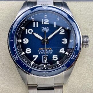 AAA Replica TAG HEUER AUTAVIA WBE5116.EB0173 Blue Dial Mens Watches | aaafactory.io