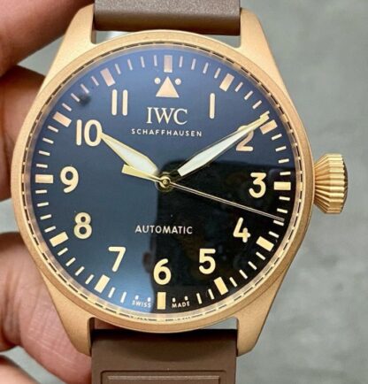 AAA Replica IWC Pilot's Watch IW329703-001 M+ factory Brown strap Mens Watches | aaafactory.io