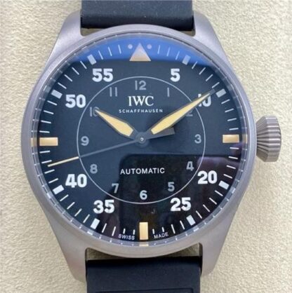 AAA Replica IWC Pilot's Watch IW329701-001 M+ factory Black strap Mens Watches | aaafactory.io