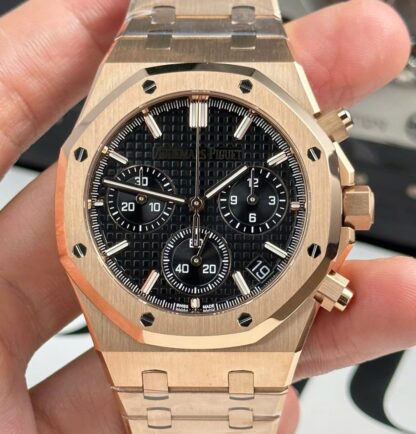 AAA Replica Audemars Piguet Royal Oak 26240OR.OO.1320OR.06 APS Factory Black Dial Mens Watch | aaafactory.io