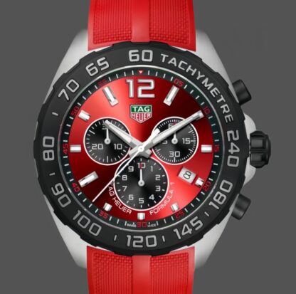 AAA Replica TAG Heuer F1 CAZ101AN.FT8055 Red strap Mens Watches | aaafactory.io