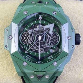 AAA Replica Hublot BIG BANG 418.GX.5207.RX.MXM22 BB Factory Green Ceramics Mens Watches | aaafactory.io