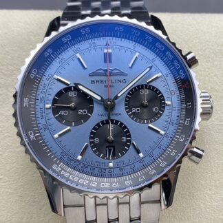 AAA Replica Breitling Navitimer AB0138241C1A1 BLS Factory Ice blue dial Mens Watches | aaafactory.io