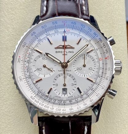 AAA Replica Breitling Navitimer AB0139211G1P1 BLS Factory Silver dial Mens Watches | aaafactory.io