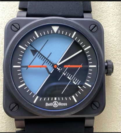 AAA Replica Bell & Ross INSTRUMENTS BR03A-HRZ-CE M+ Factory Synthetic fiber strap Mens Watch | aaafactory.io