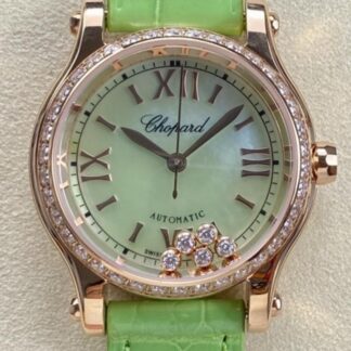 AAA Replica Chopard HAPPY SPORT 274893-5016 YF Factory Mint Green Dial Ladies Watches | aaafactory.io