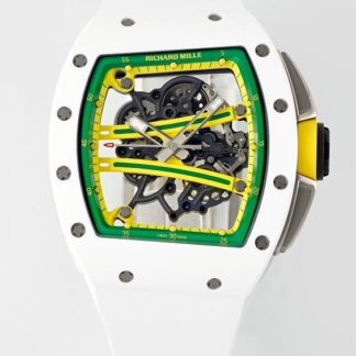 AAA Replica Richard Miller RM61-01 YOHAN BLAKE ZF Factory White Strap Mens Watch | aaafactory.io